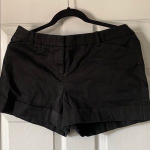Black Trouser Shorts
